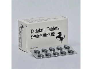 Buy Vidalista Black 80 Mg tablets online & Treat ED and Premature Ejaculation Simultaneously