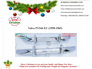 Volvo PV 544 Euro bumper stainless steel by stainless steel new