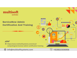 ServiceNow Admin Online Certification Training Course