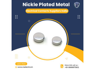 Nickle Plated Metal Electrical Contacts Suppliers India | Rs Electro Alloys