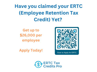 Claim Your ERTC Refund - Up to $26k per employee Apply for Free